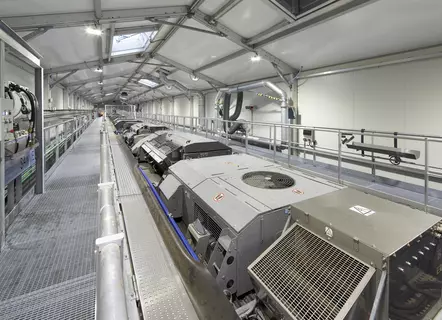 Zone technique industrielle modulable