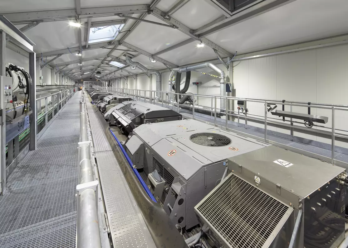 Zone technique industrielle modulable