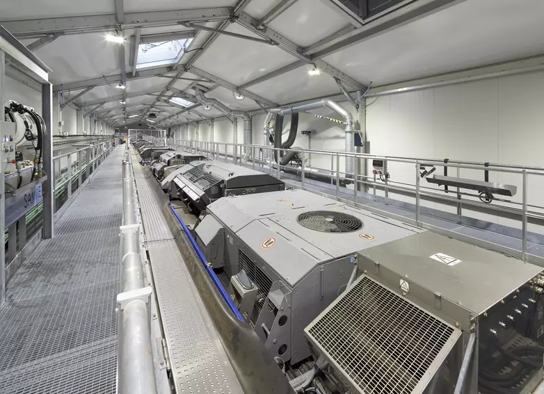 Zone technique industrielle modulable