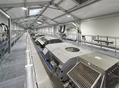 Zone technique industrielle modulable