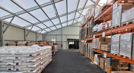 Construction d'un entrepôt logistique