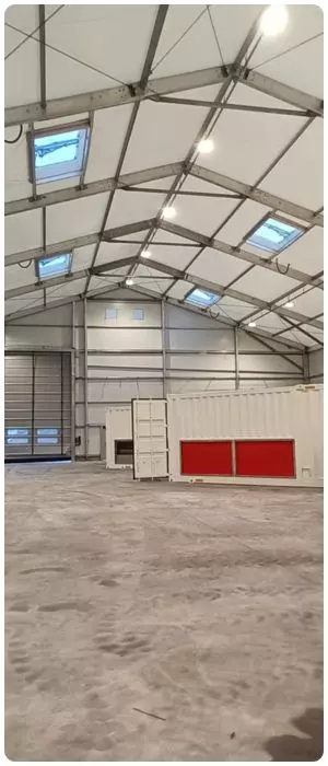 Bâtiment de maintenance industrielle