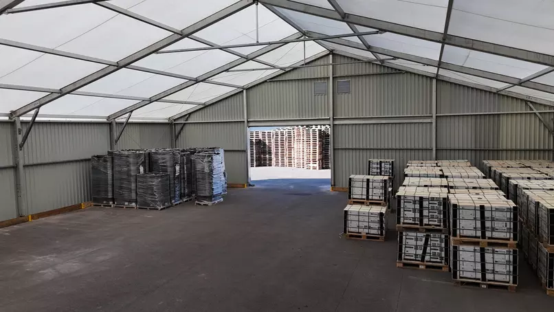 Batiment de stockage