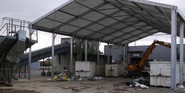 Auvent de stockage - Veolia Propreté Auvent de stockage - Veolia Propreté