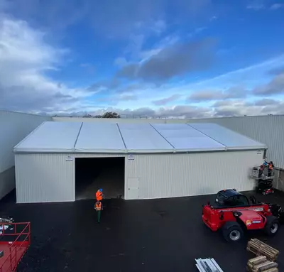 Bâtiment de stockage