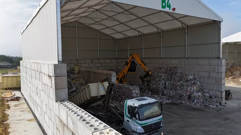 Bâtiment de stockage en vrac