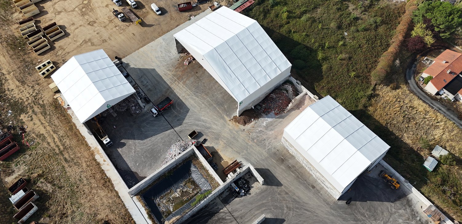 Bâtiment de stockage en vrac