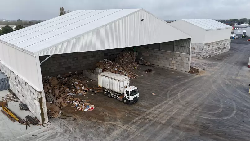 Bâtiment de stockage en vrac