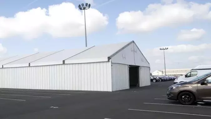 Tente industrielle Spaciotempo