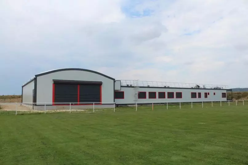 Salle de musculation pour un club de rugby 