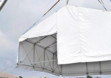 Bâtiments industriels : Abri mobile Mobicover par Spaciotempo