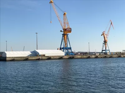 Hangar portuaire