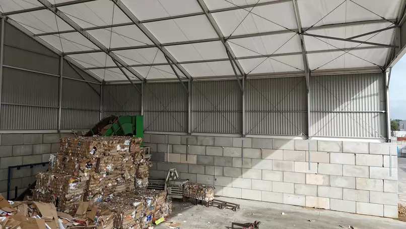 Bâtiment de stockage en vrac