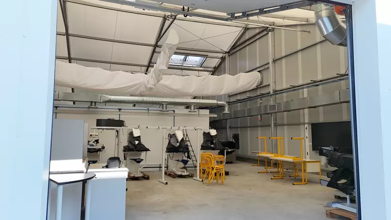 Atelier temporaire - salle de classe