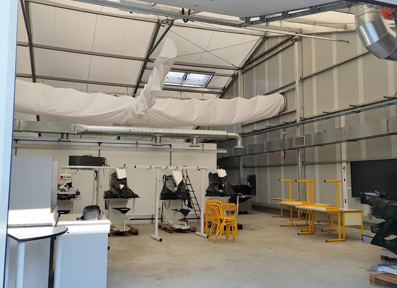 Bâtiment de production temporaire