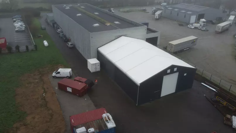 Bâtiment de stockage