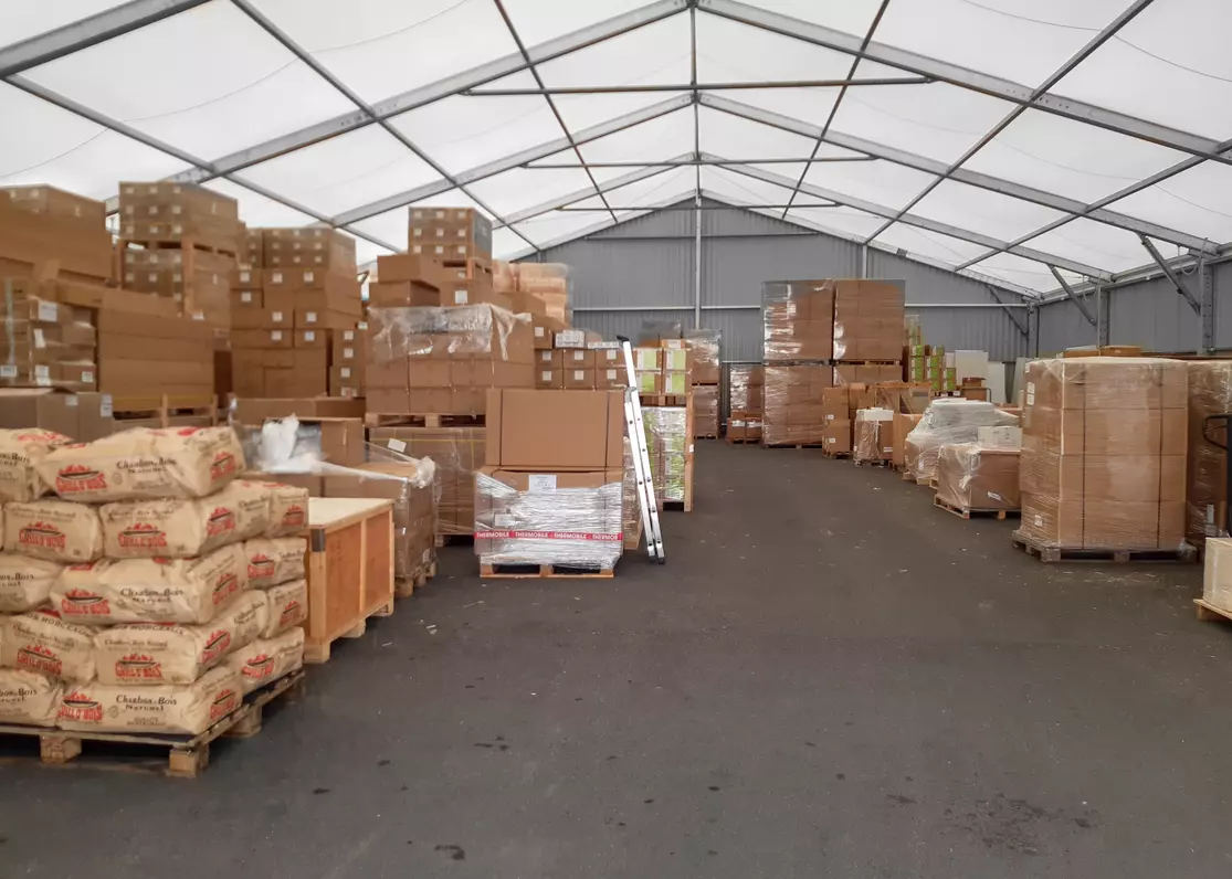 Bâtiment de stockage