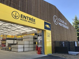 Zone de remise de marchandises